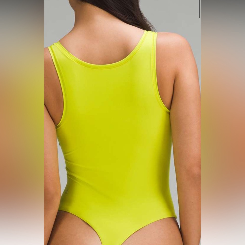 177. Lululemon Wundermost Ultra-Soft Nulu Square-Neck Bodysuit
Lichen Lime - Picture 2 of 5